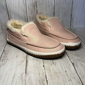 SPERRY Top Sider Moc Sider Blush Girls size 5M